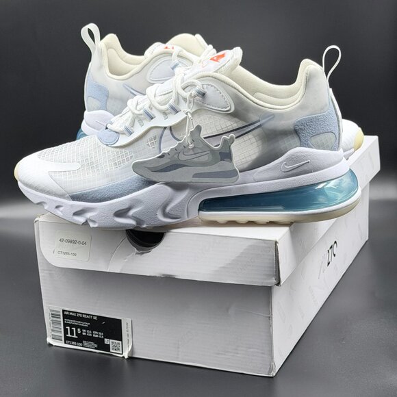 Nike Air Max 270 React 'Indigo Fog' - Picture 3 of 13